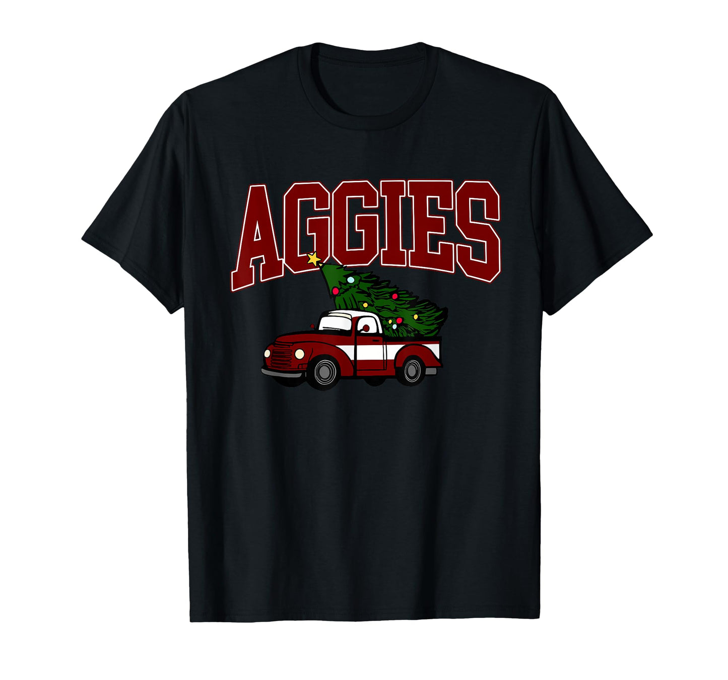 Retro Aggies Men Women Kids Pajamas Ugly Christmas T-Shirt