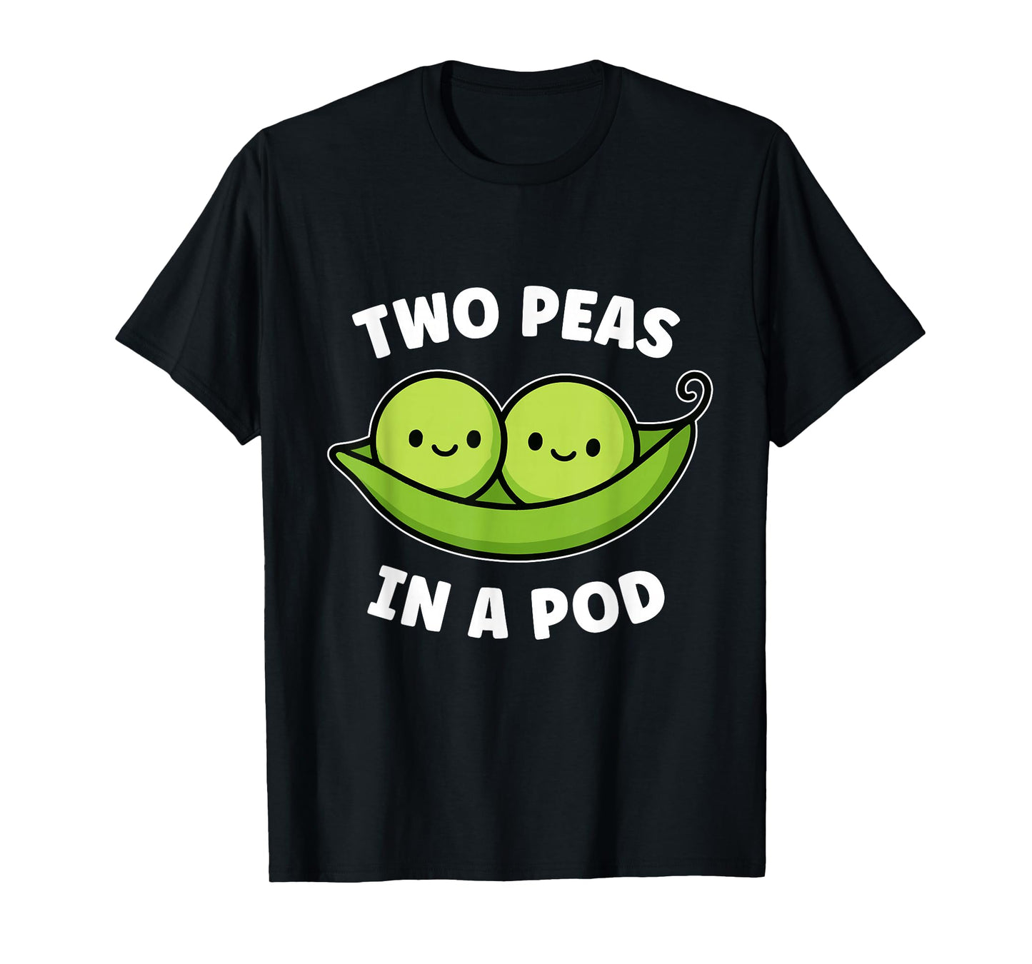 Two Peas in a Pod Cute Kawaii Funny T-Shirt