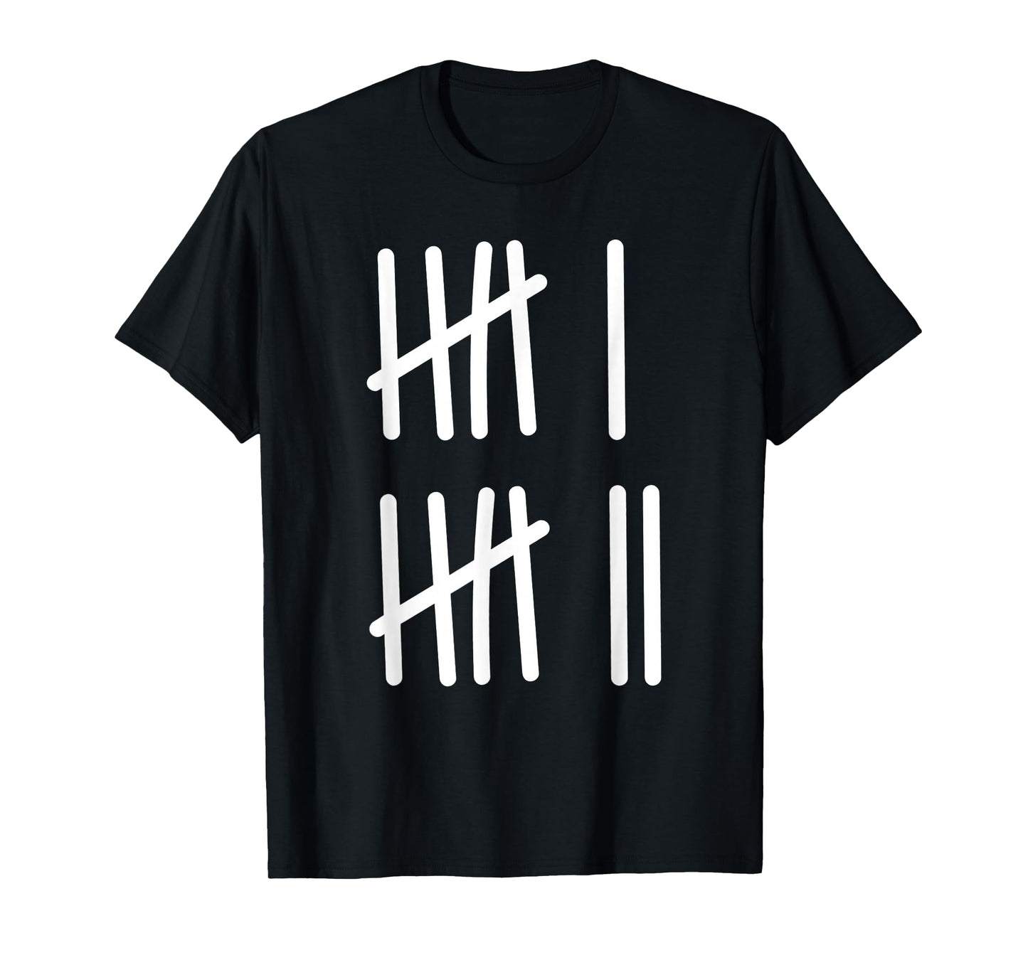 Six Seven 6 7 Meme Tally Marks Counting Gen Alpha Slang Math T-Shirt