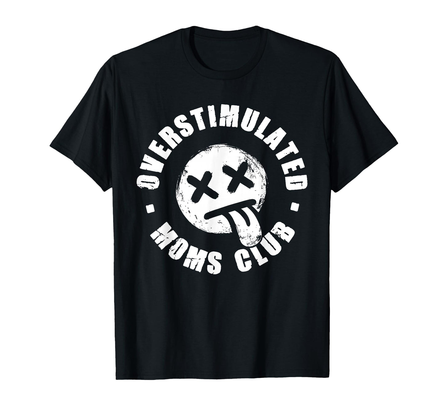 Overstimulated Moms Club Emo y2k 2000s Ska Punk Band Music T-Shirt