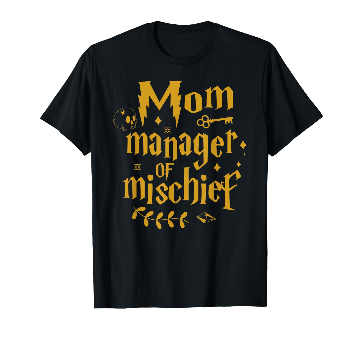 Mom Manager of Mischief Cool Mom Gift Life Mothers Day Humor T-Shirt