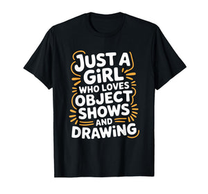 Object Shows | Funny Object Shows Drawing Kids Boys Girls T-Shirt