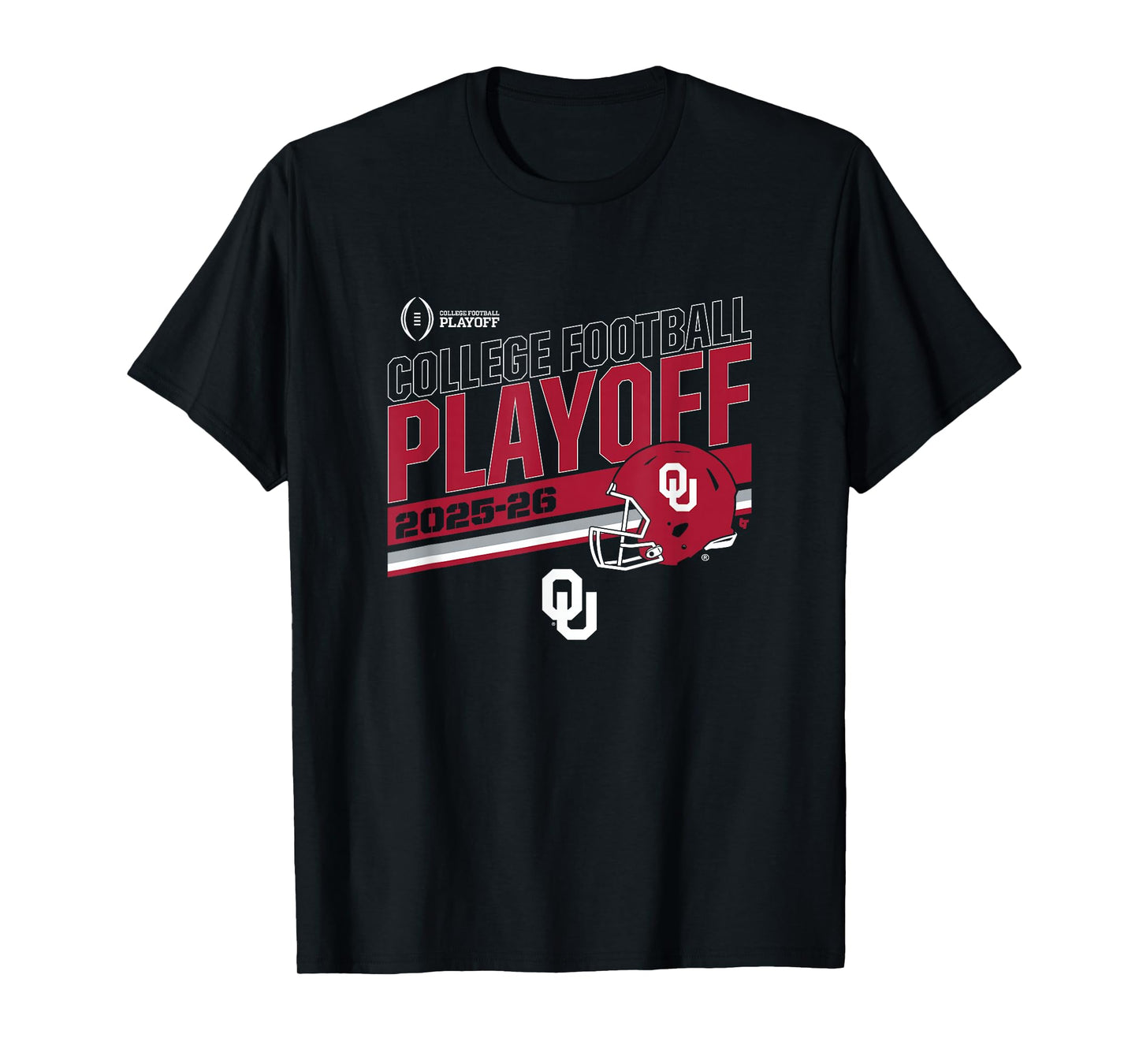 Oklahoma Sooners College Football Playoff Stripe 2025 T-Shirt