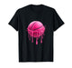 Vintage Pink Basketball Drip Graphic Toddler Boys Girls Kids T-Shirt