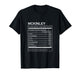 Mckinley Nutrition Facts Funny Sarcastic Personalized Name T-Shirt