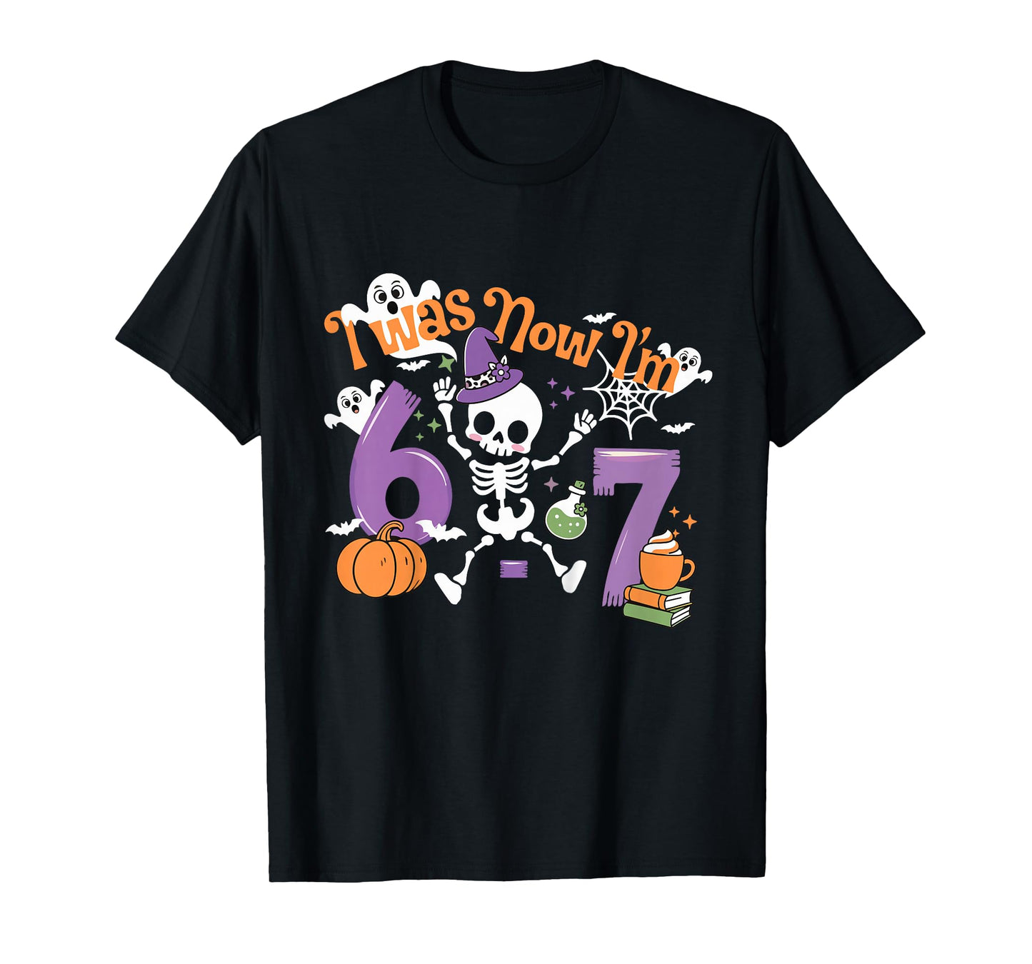I was 6 Now I'm 7 Year Old Birthday T-Shirt