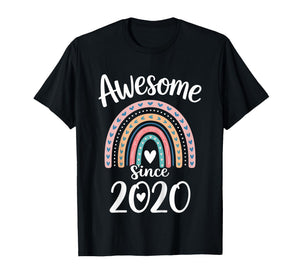Awesome Since 2020 6th Birthday 6 Years Old T-Shirt