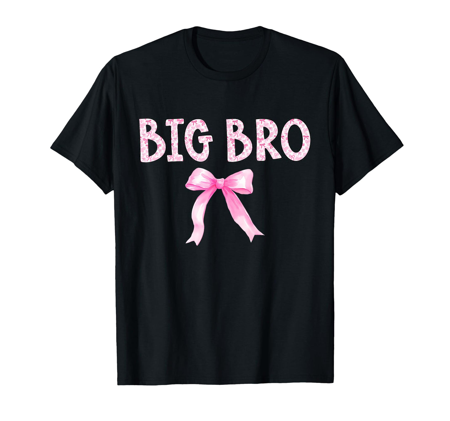 Big Bro Birthday Squad Matching Coquette Bow Family Party T-Shirt