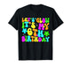 Lets Crazy It's My 6th Birthday Glowing 6 Year Old 80s Party T-Shirt