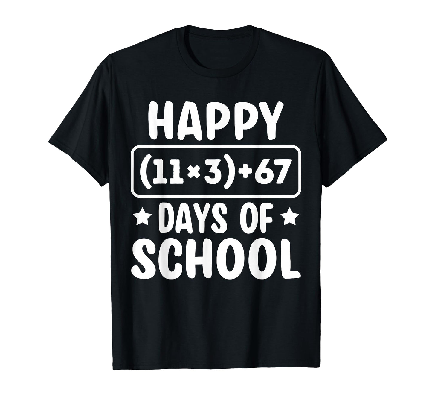 Funny 100 Days School Math Equation 100 Six Seven 67 Meme T-Shirt