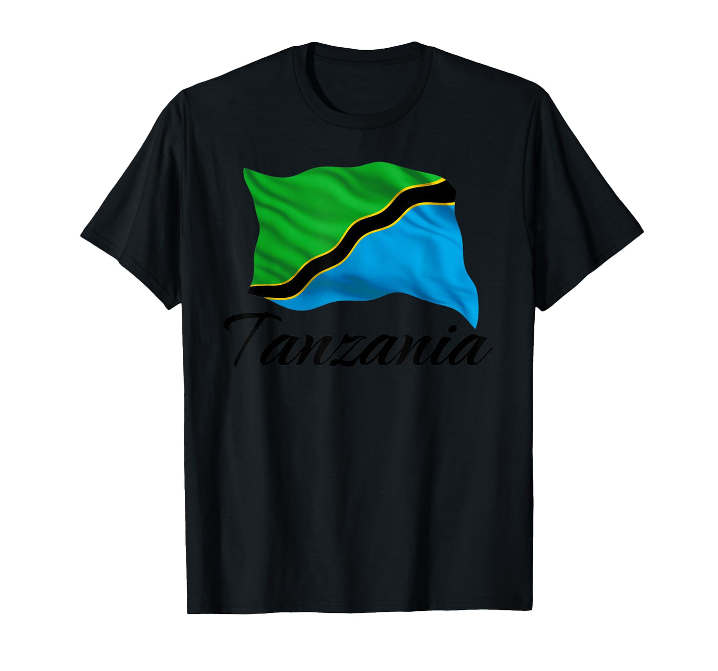 Tanzanian Flag Patriotic African Men Women Kids Tanzania T-Shirt