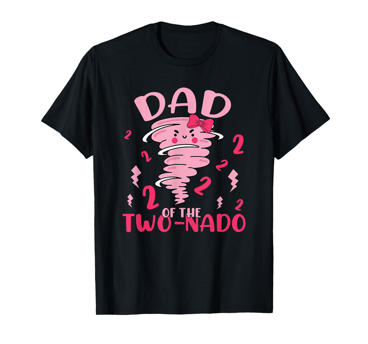 Dad of The Two-nado Tornado Theme 2nd Birthday Party T-Shirt