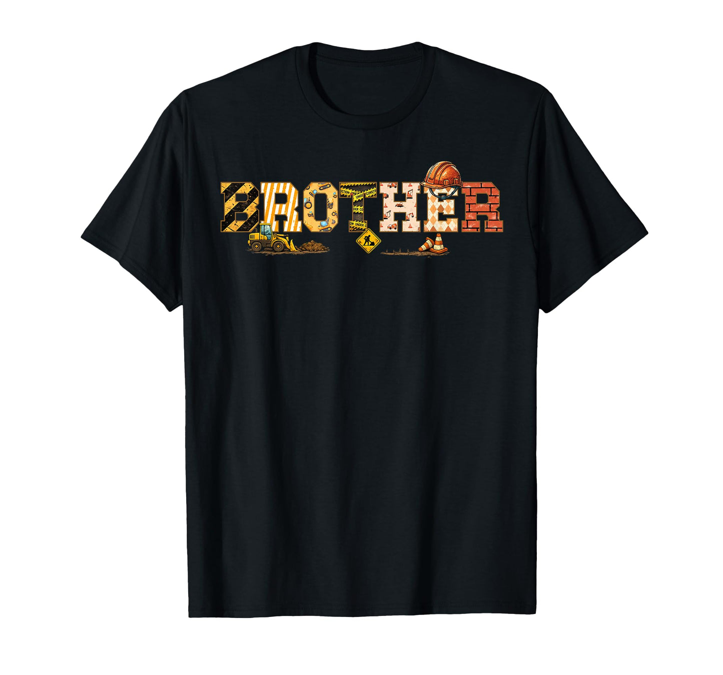 Brother Construction Birthday T-Shirt
