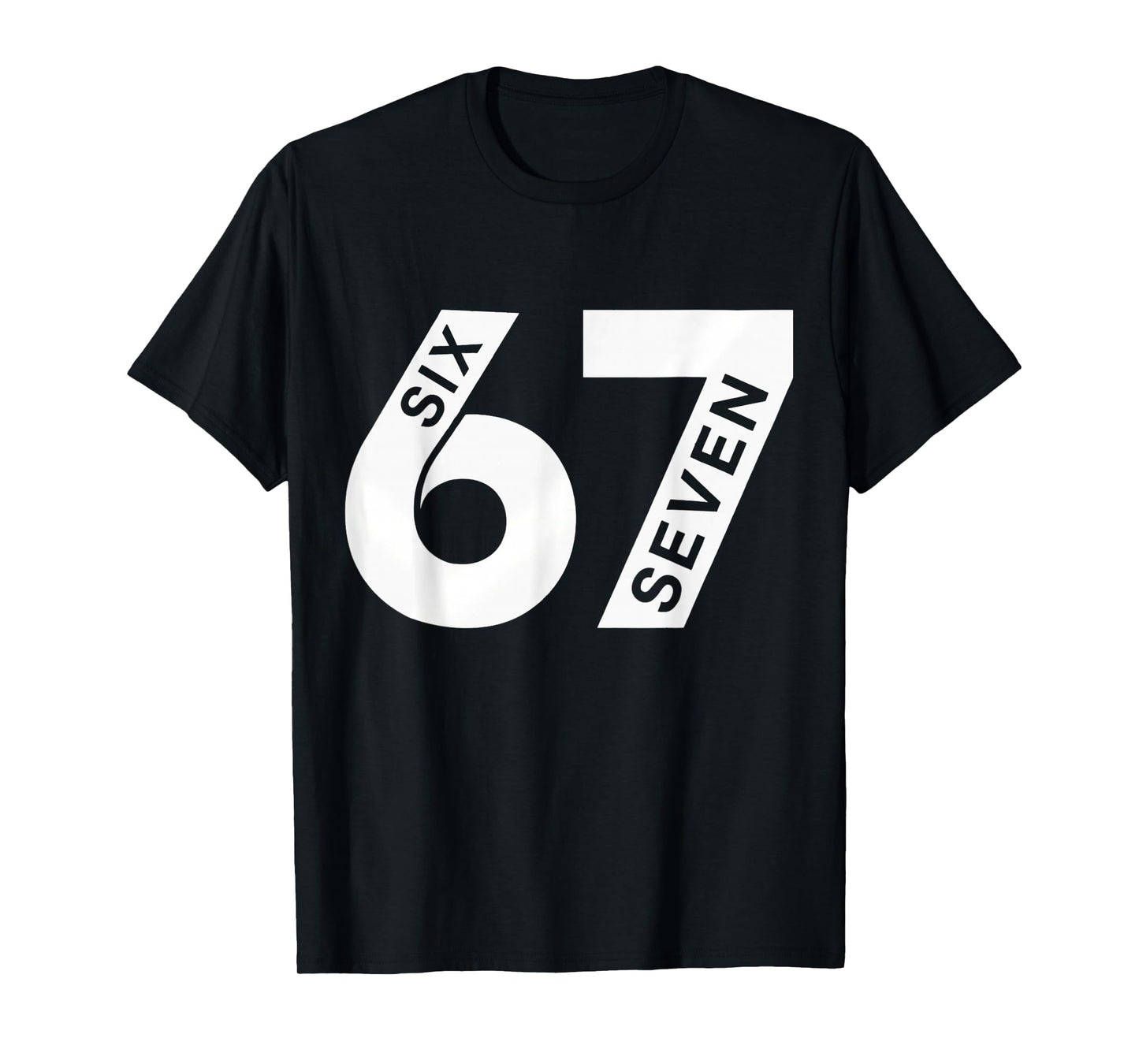 Cool Six Seven Number Gen Alpha Slang 6 7 Trending Meme T-Shirt