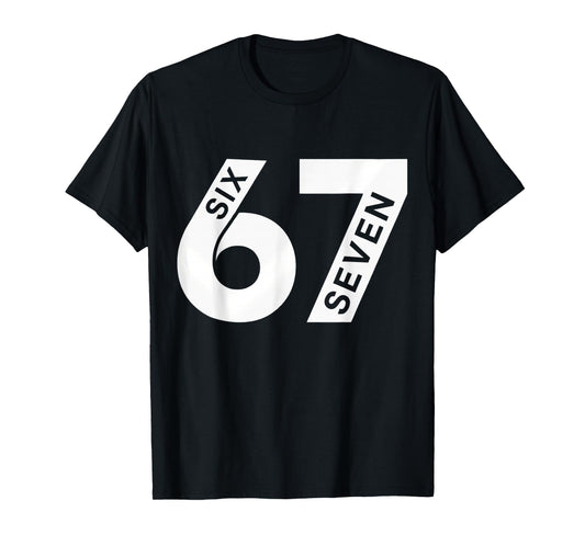 Cool Six Seven Number Gen Alpha Slang 6 7 Trending Meme T-Shirt