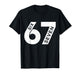 Cool Six Seven Number Gen Alpha Slang 6 7 Trending Meme T-Shirt