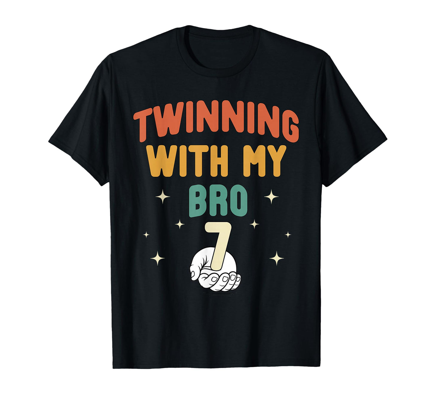 67 Twinning with My Bro Funny 6 7 Meme Twin Day Spirit Week T-Shirt