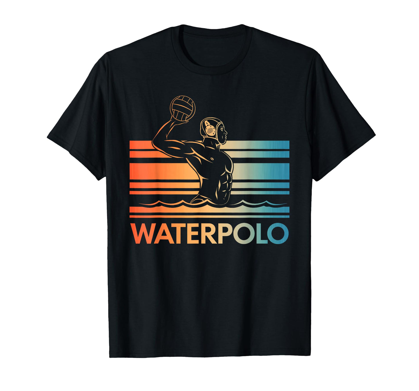 Funny Water Polo Art for Men Women Boys Water Polo Player T-Shirt