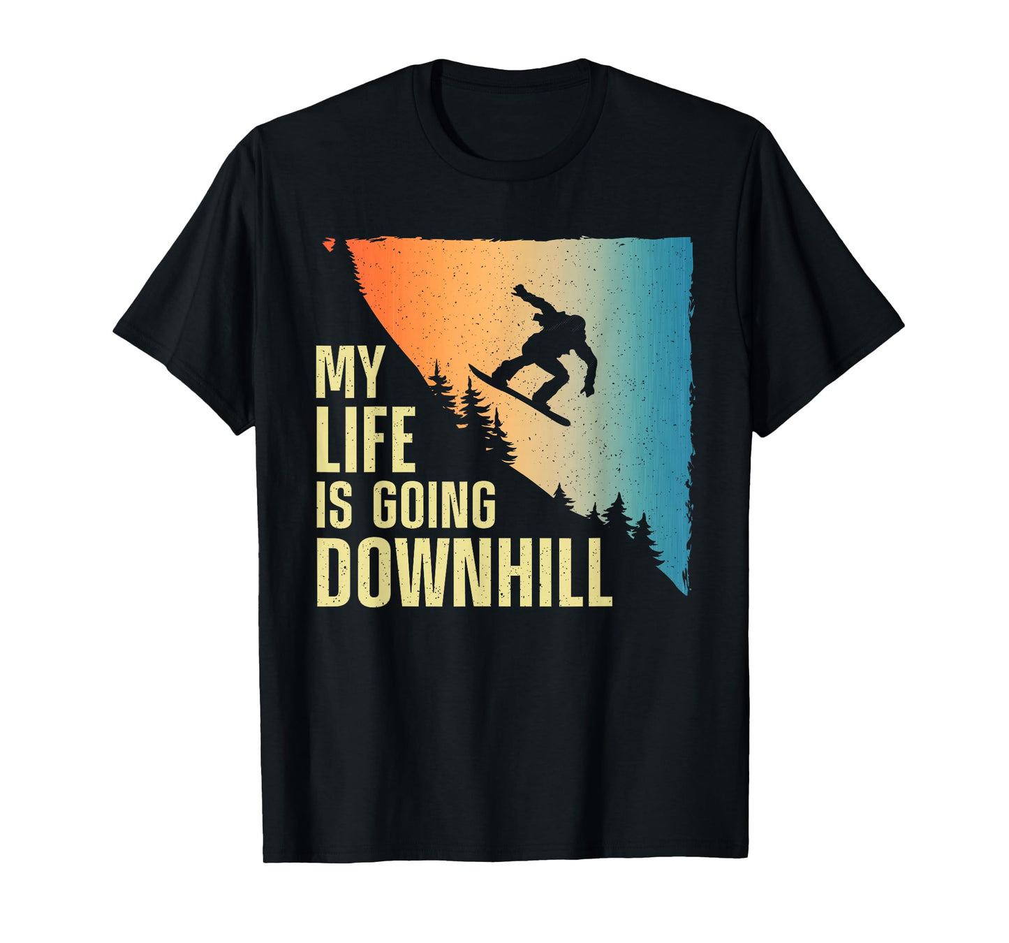 Cool Snowboarding Art for Men Women Snowboard Snowboarder T-Shirt