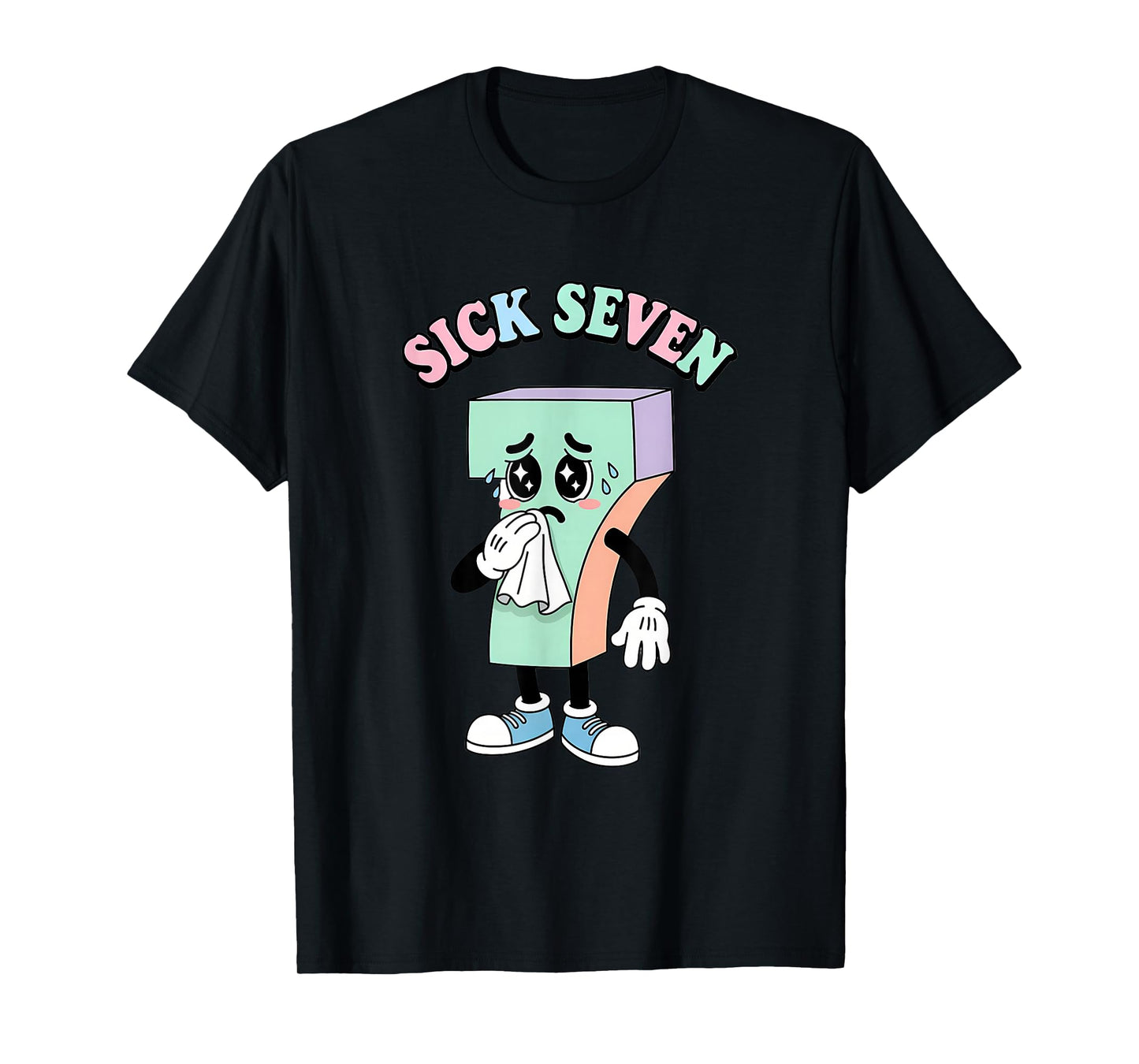 Funny Sick Seven 67 Kawaii Six Seven Cute for Kids, Women T-Shirt