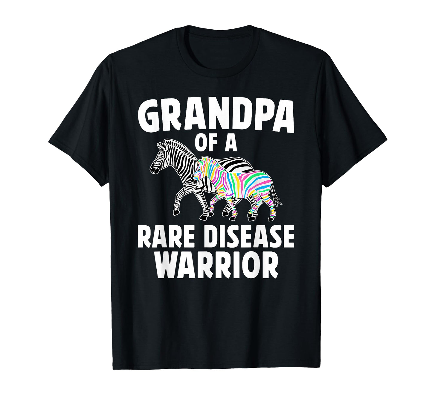 Grandpa of A Rare Disease Warrior Rare Disease Awareness T-Shirt