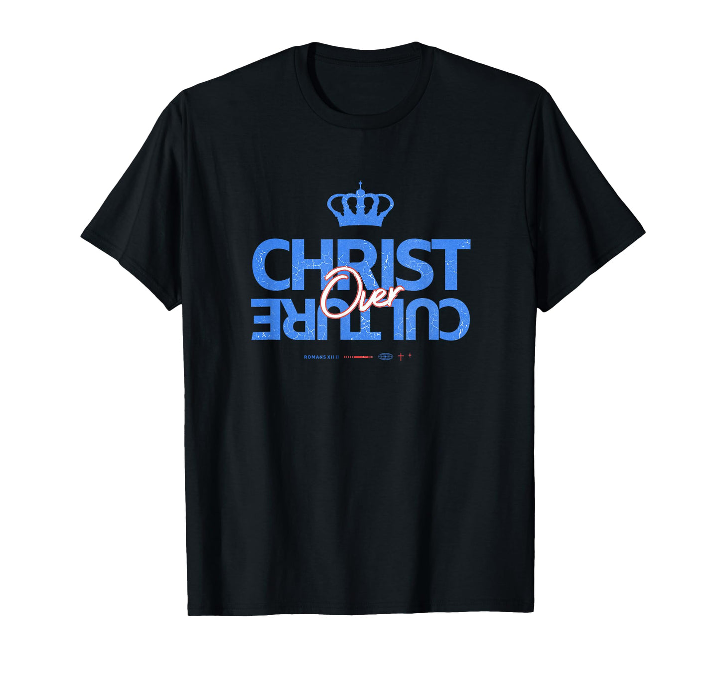 Christ Over Culture Jesus Christian Modern Graphic T-Shirt