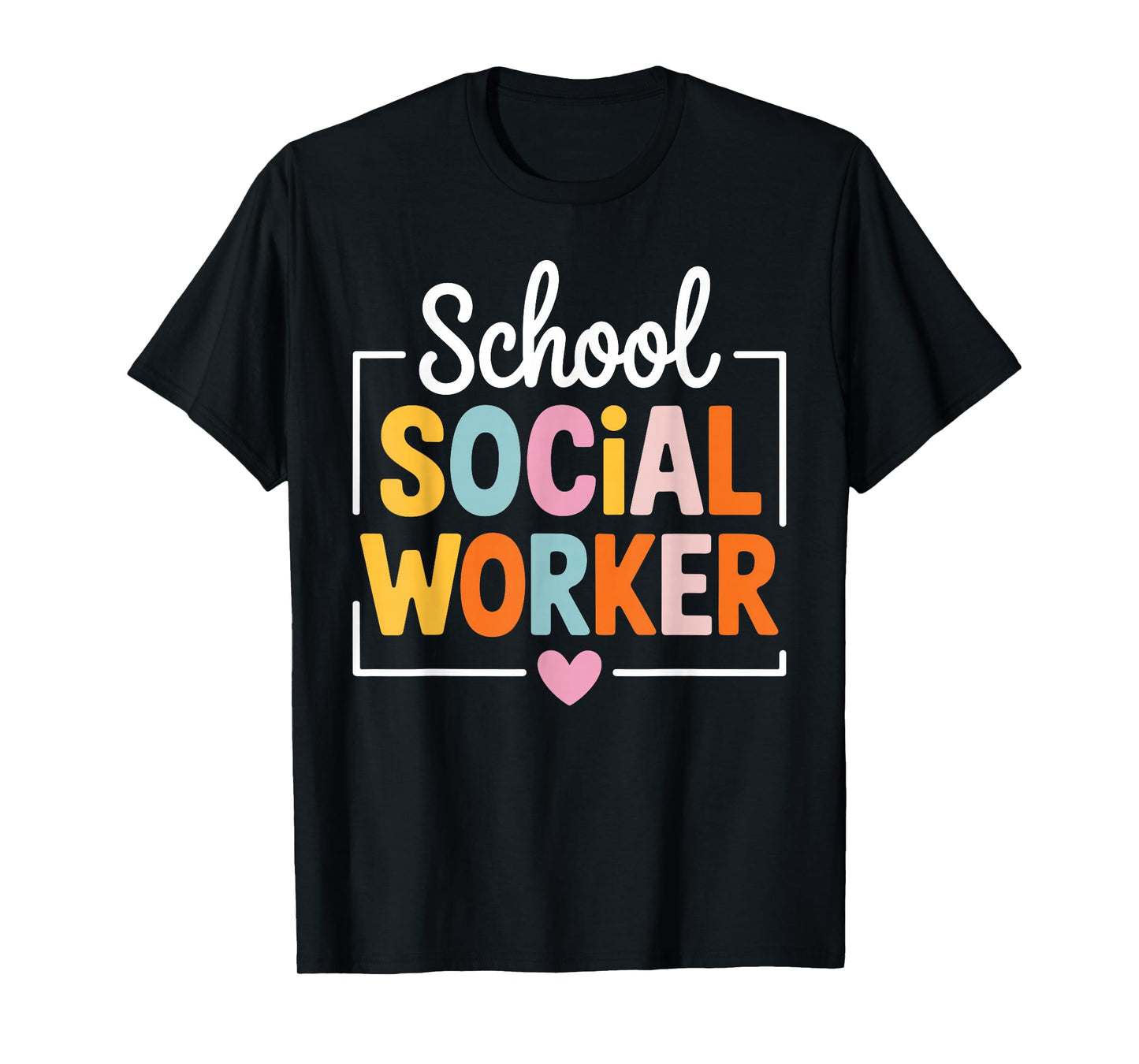 Social Worker Art for Men Women Assistant Social Worker T-Shirt