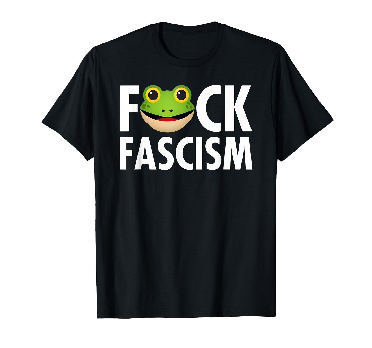 Fuck Fascism - Censored with Portland Frog T-Shirt