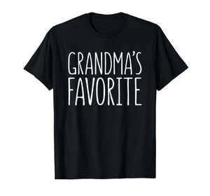 Grandma's Favorite Shirt Grandchild Grandson Granddaughter T-Shirt