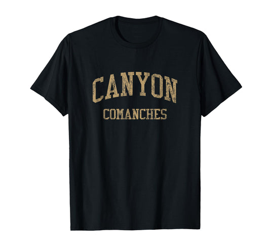 Canyon High School HS Anaheim CA Vintage Sports T-Shirt
