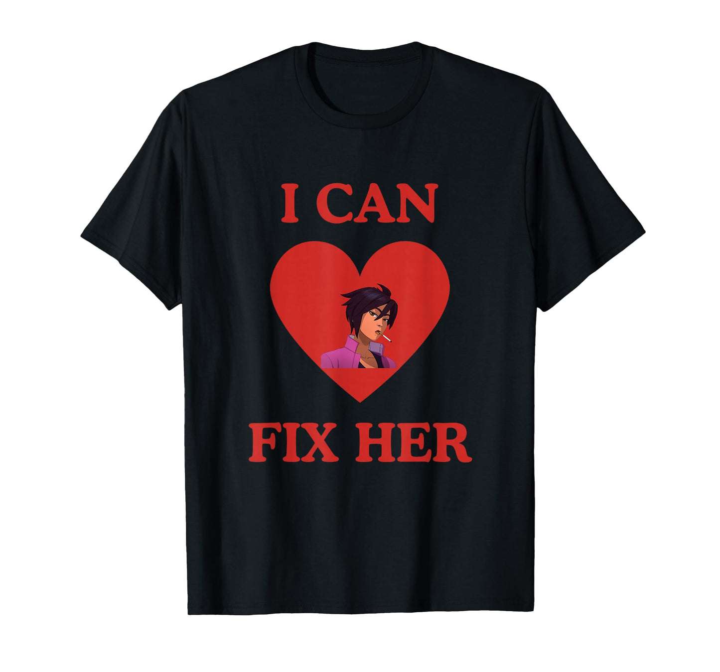 I Can Fix Her Funny Invisigal Love Dispatch Video Game T-Shirt