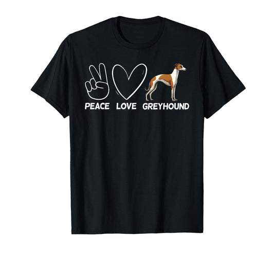 Cute Greyhound Art for Men Women Dog Italian Greyhound Lover T-Shirt