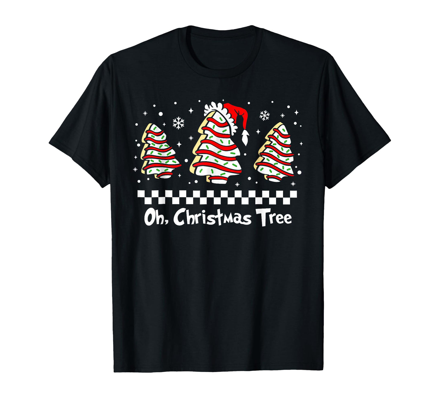 Oh Christmas Tree Groovy Cakes Debbie Becky Jen Cake Lovers T-Shirt