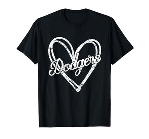 Dodgers Name Retro Vintage Apparel Gift Dodgers Lover T-Shirt