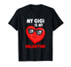 My Gigi is My Valentine Heart Sunglasses Boys Proud Family T-Shirt