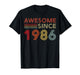 40 Birthday Decorations Men 40yr Awesome 1986 40th Birthday T-Shirt