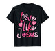 Retro Love Like Jesus Valentine Christian Men Women Kids T-Shirt