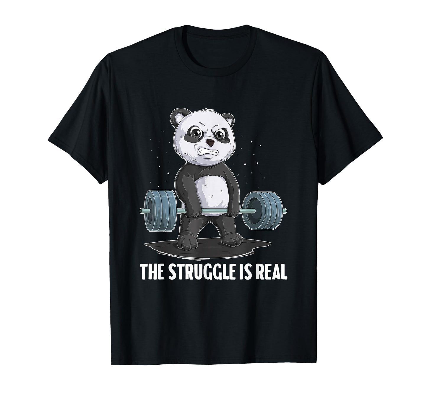 Panda Workout Fitness Weightlifting Bodybuilder Powerlifting T-Shirt