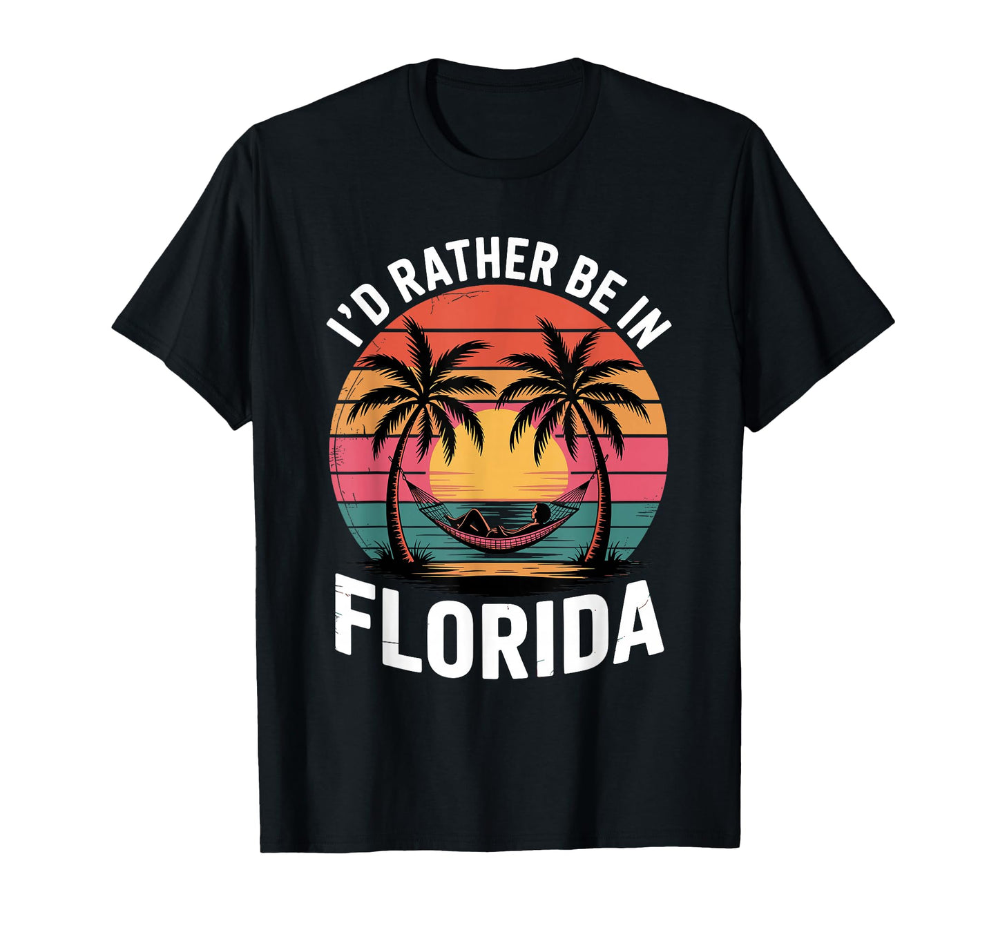 I'd Rather Be in Florida Sunset T-Shirt