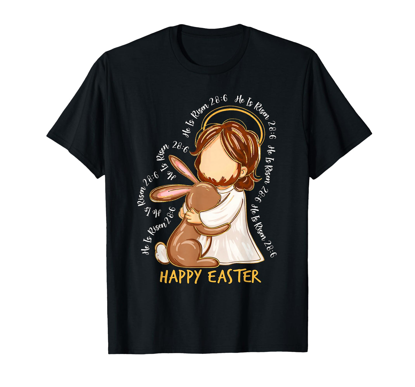 Easter Cross He is Risen Jesus Christian Men Women Kid Youth T-Shirt
