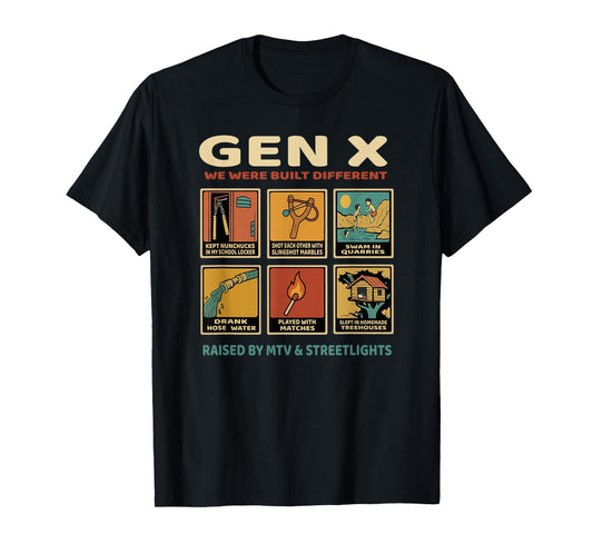 Generation X – Funny Retro Nostalgia 70s 80s 90s T-Shirt