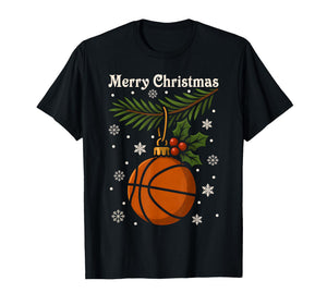 Christmas Outfit Basketball Christmas Ball Merry Christmas T-Shirt