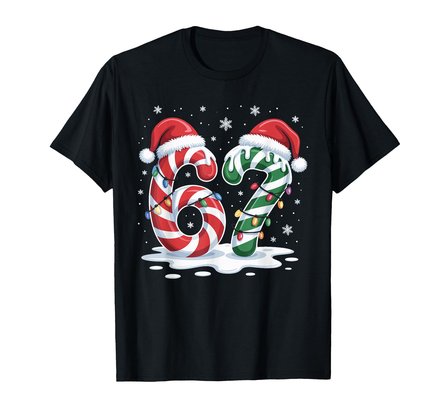 Santa Claus 67 Christmas Xmas Holiday Number 67 T-Shirt