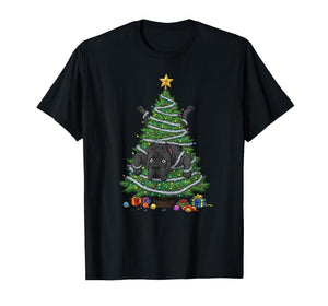 Funny Cane Corso Christmas Tree Lights Kids Mens Womens T-Shirt