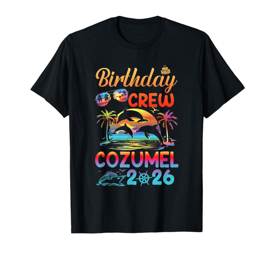 Cozumel Birthday Trip Vacation 2026 Matching Group T-Shirt