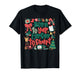 Retro Born to Yap Forced to Chart Funny Nurse Christmas Tee T-Shirt