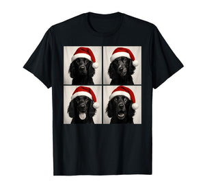 Funny Christmas Boykin Spaniel Santa Dog Lover Photo Booth T-Shirt