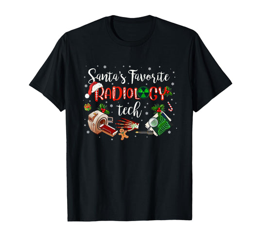 Radiologic Technologist Rad Tech Christmas CT MRI Tech T-Shirt
