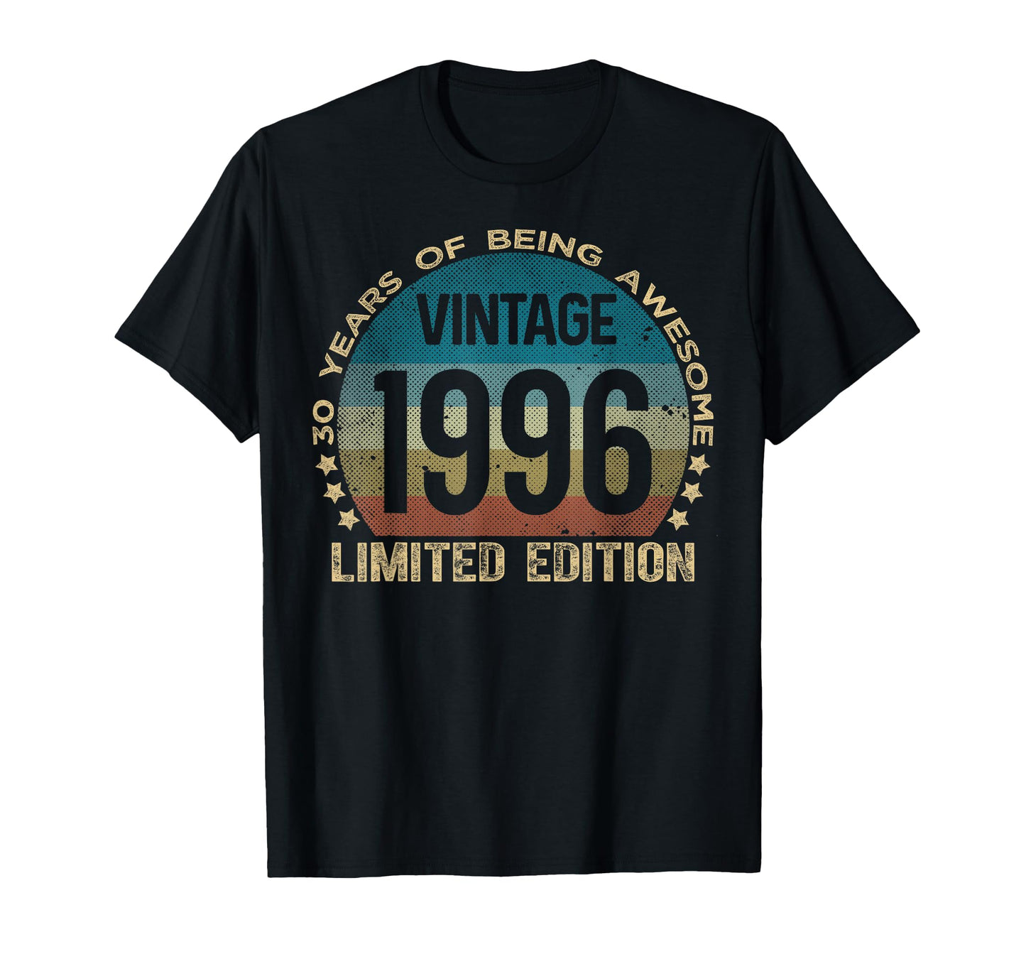 30 Year Old Gifts Vintage 1996 Limited Edition 30th Birthday T-Shirt