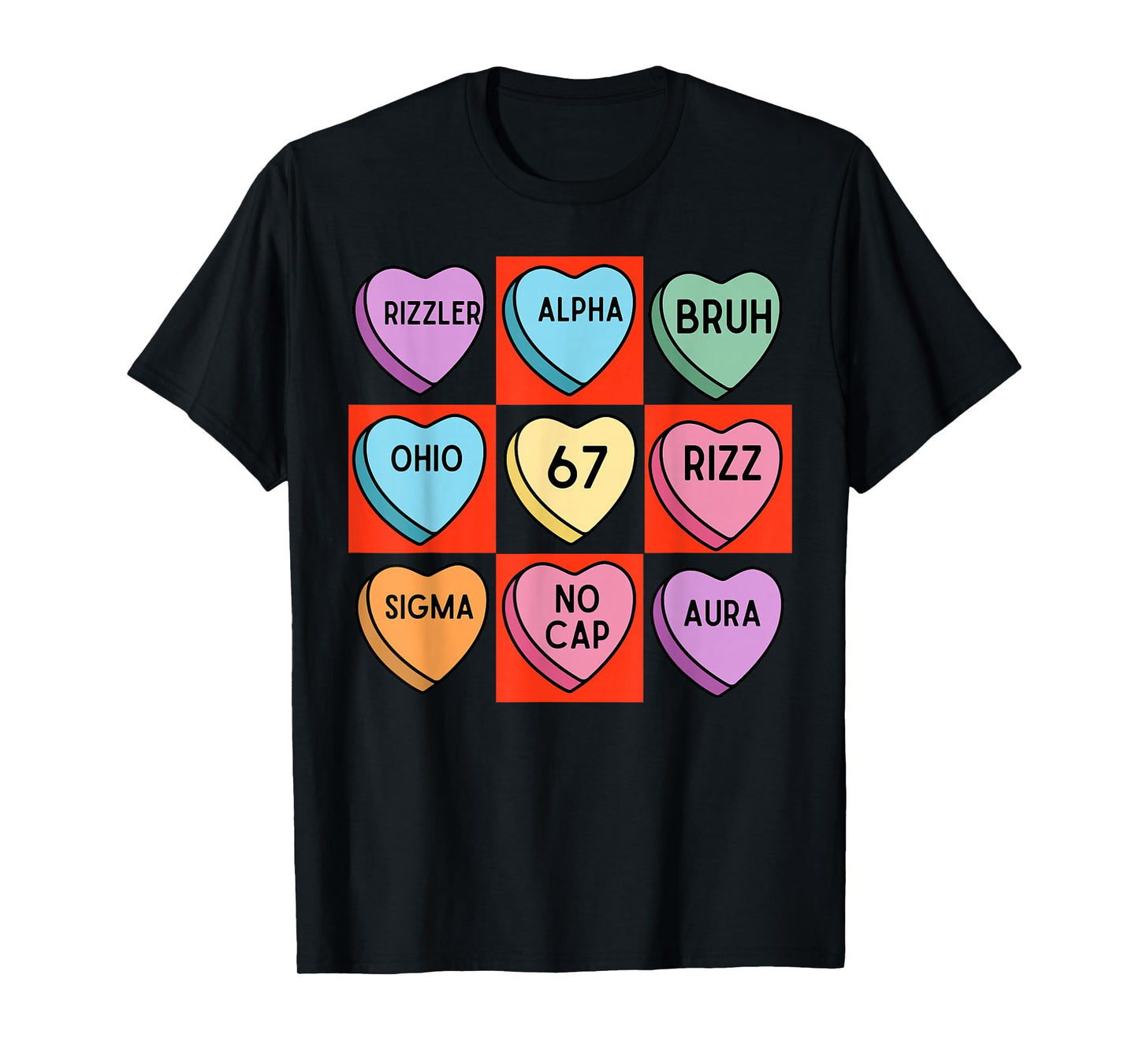 Funny Valentine's - Funny 67 Valentine's Rizz, No Cap T-Shirt